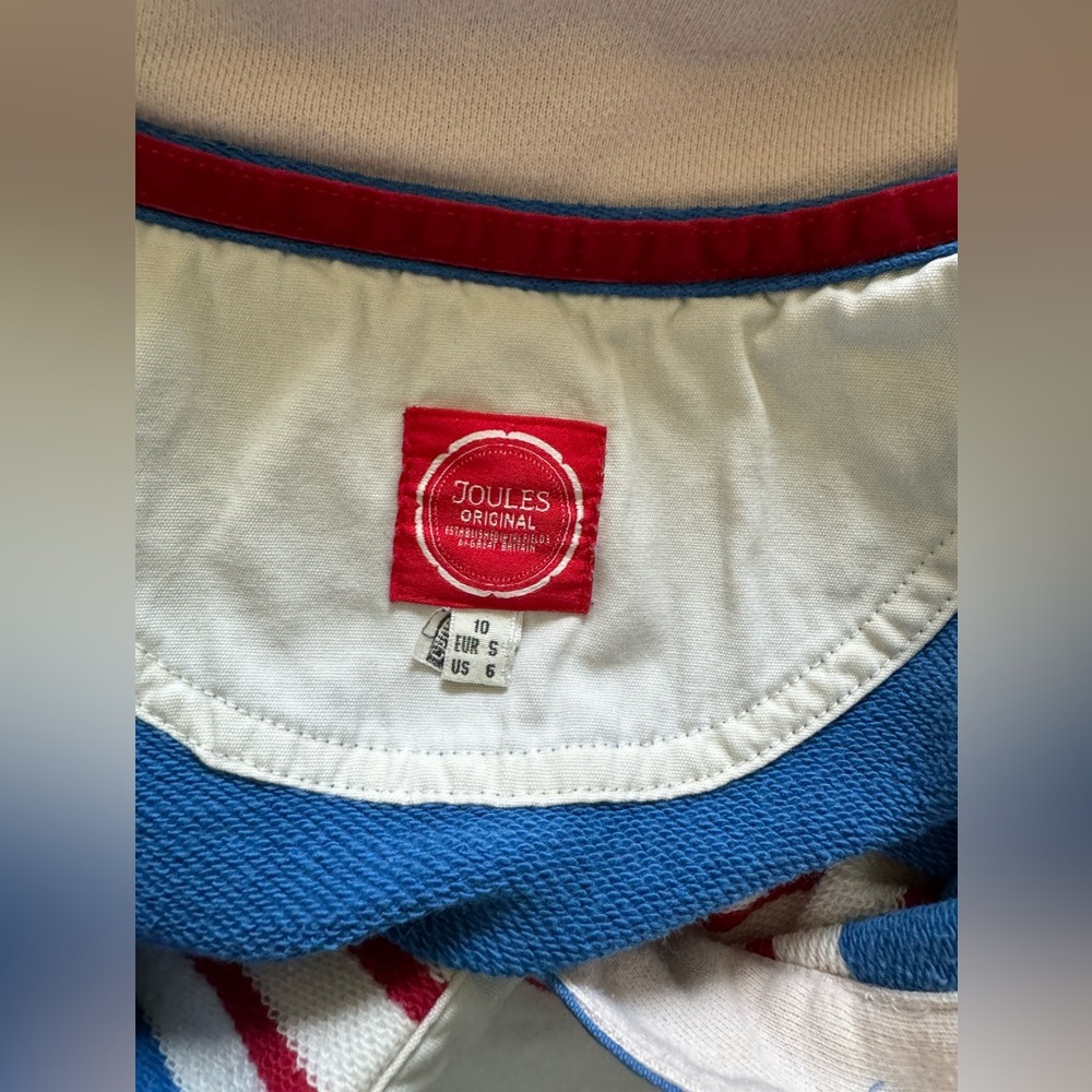 Joules Striped Sweatshirt Top - Picture 5 of 10